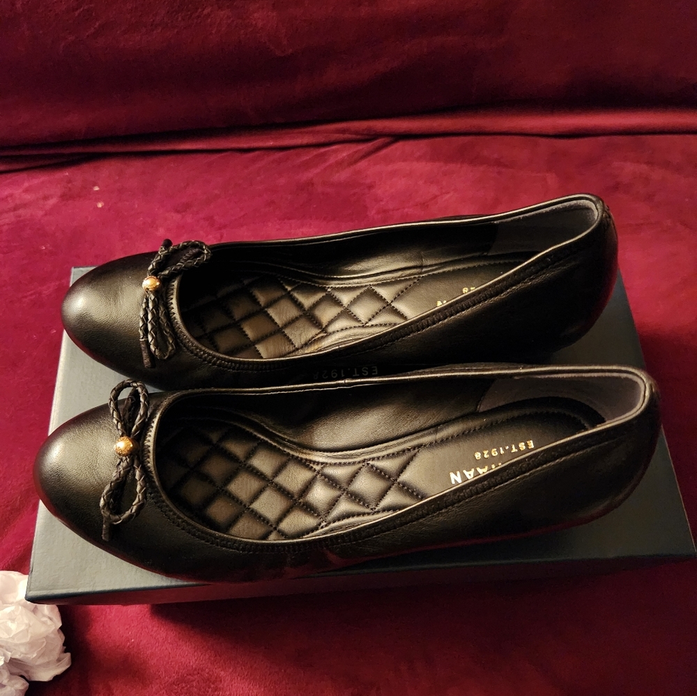 Cole Haan Tali Grand Wedge 40 Black Patent Size 7.5B New w/Box